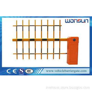Aluminum Alloy 1-4.5 Meters Electric Barrier Gate Three Fen